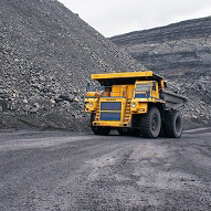 Heavy equipment is a significant source of surface mining carbon dioxide emissions. Image courtesy of the National Institute of Environmental Health Sciences.
