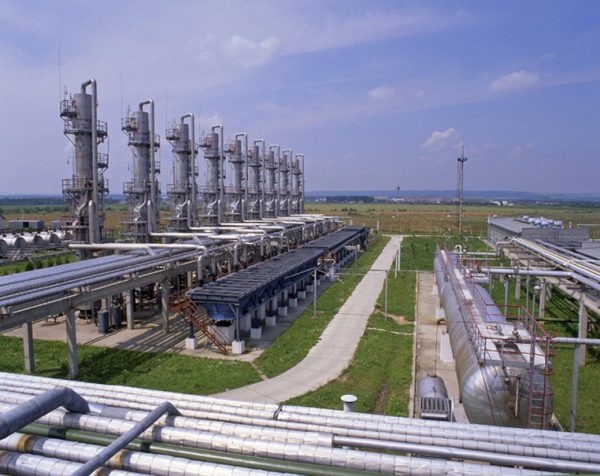 A natural gas facility