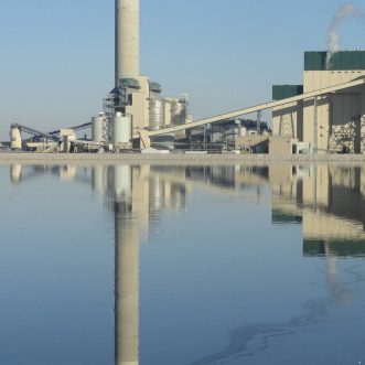 Coal-fired generating plant