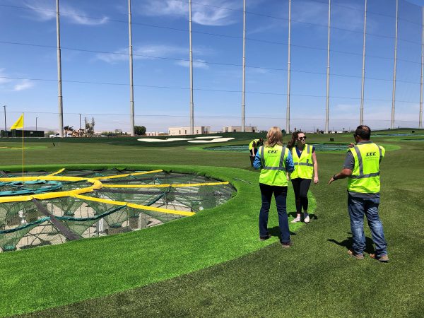 CEC provided design, permitting, stormwater retention, and other services for TopGolf Glendale, resulting in a new prototype facility.