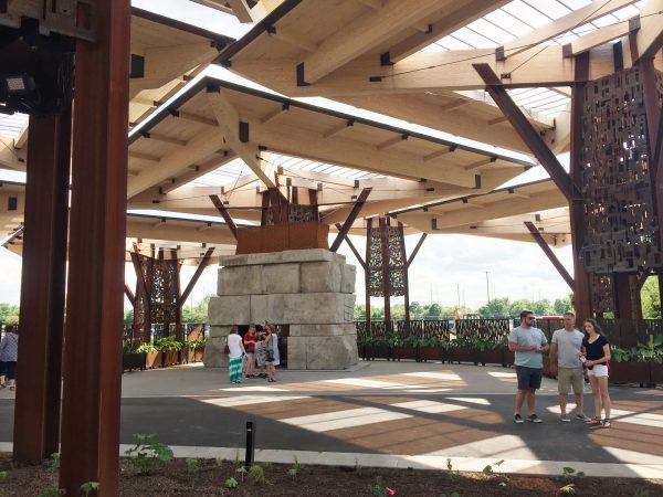 For the Indianapolis Zoo's Bicentennial Pavilion and Promenade, CEC provided survey services to the Zoo and collaborative services to the designer, RATIO Architects.