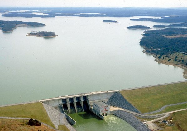 The J. Percy Priest Reservoir near Nashville, TN