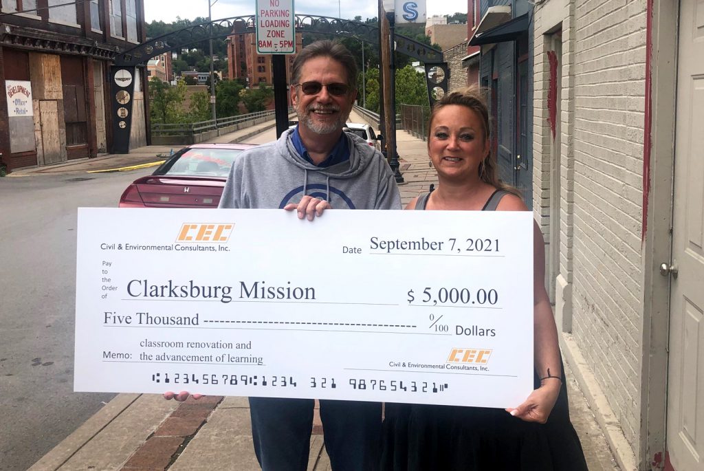 Bridgeport Clarksburg Mission donation