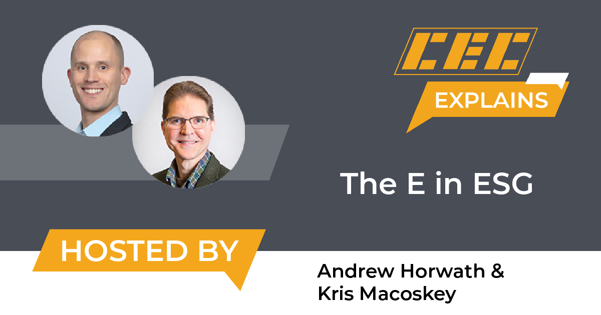 The E in ESG | Civil & Environmental Consultants, Inc.
